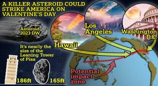 NASA warns asteroid could smash into Earth on Valentine's Day 2046