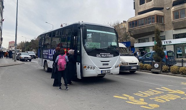 Nevşehir'de halk otobüs seferlerine düzenleme