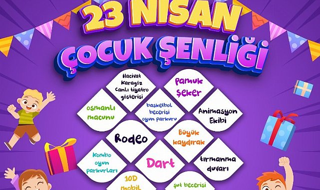 Nevşehirli çocuklara 23 Nisan hediyesi
