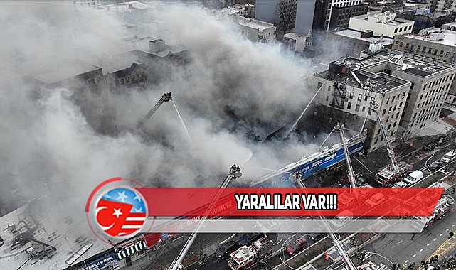 New York Bronx'ta Büyük Yangın!