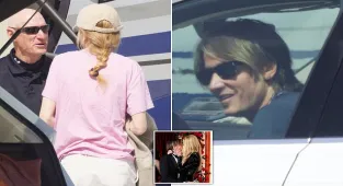 Nicole Kidman and Keith Urban leave Los Angeles aboard a private jet