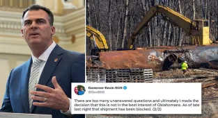 Oklahoma Gov. blocks shipment of toxic waste from East Palestine