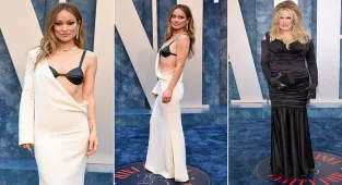 Olivia Wilde and Jennifer Coolidge wow at Vanity Fair Oscars party 