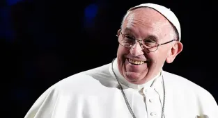 Pope calls Catholic Church's ban on priests having sex 'temporary'