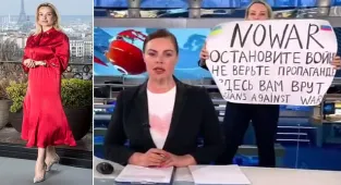 Presenter who denounced Putin's war reveals how she fled with daughter
