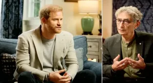 Prince Harry talks to 'toxic trauma' expert Gabor Mate