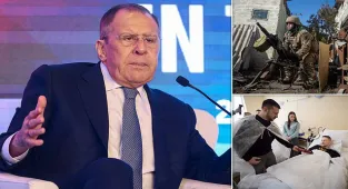 Putin foreign minister laughed at for saying West started Ukraine war