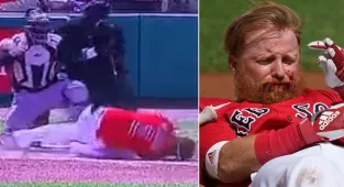 Red Sox's Justin Turner taken to hospital after being hit in the head