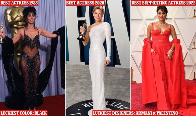 REVEALED: Colors and designers that are luckiest for Oscar nominees 