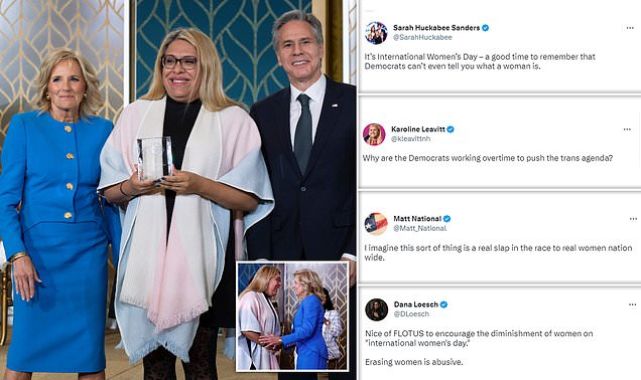 Row erupts online after Jill Biden gives transgender woman award