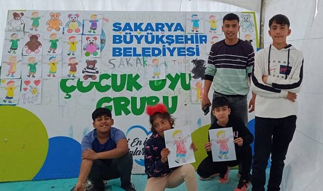 Sakarya Diyarbakır'da afet çocuklarının sevinci oldu