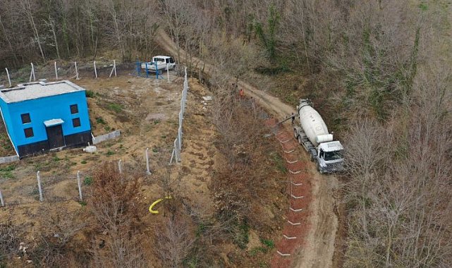 Sakarya Yukarıdereköy'de içme suyu deposu hazır