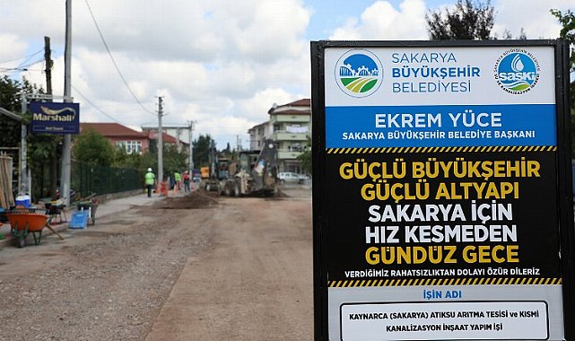 Sakarya'da 50 bin metrelik hat çalışması sürüyor