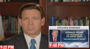 Sean Hannity gives interview Ron DeSantis BEFORE Trump
