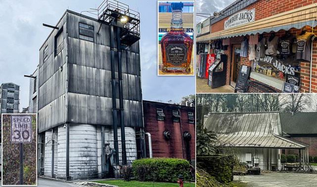 Shocking new images show Jack Daniel's whiskey fungus smothering town