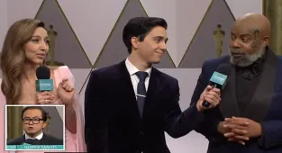 SNL cold open roasts the Oscars with Mike Tyson and George Santos