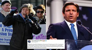 Teachers' union boss Randi Weingarten slams DeSantis in misspelt tweet