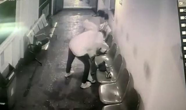 Terrifying moment husband picks up his wife and throws her off a ferry