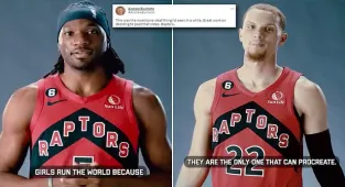 Toronto Raptors SLAMMED over cringeworthy Women's History Month video