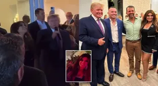 Trump steals limelight at future D-I-L Kimberly Guilfoyle's birthday
