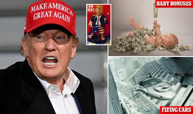 Trump's 2024 pitch: New cities, flying cars and more babies
