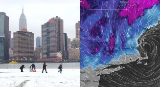 Up to 18 inches of snow to fall as nor'easter is forecast for tomorrow