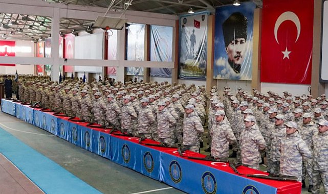 456 sözleşmeli er Kütahya'da yemin etti