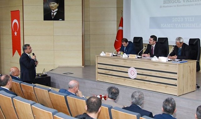 Bingöl'de 2023'ün 2. Dönem İl Koordinasyon Kurulu toplandı
