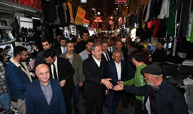 Kayseri dinamiklerinden çarşı esnafına ziyaret