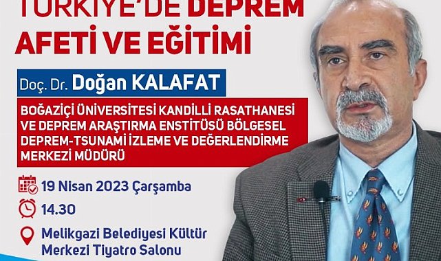 Kayseri Melikgazi'de deprem seminerleri sürüyor