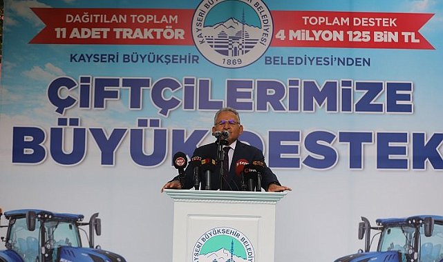 Kayseri'de üretime tam destek