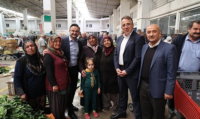 Nevşehir dinamiklerinden pazar esnafına ziyaret
