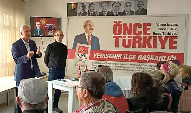 Yenişehir CHP'den sandık güvenliği toplantısı