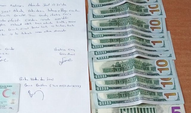 1000 dolarlık cüzdan sahibine teslim edildi
