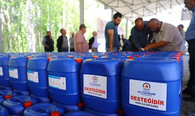 Denizli'de alabalık üreticisine 10 bin 300 litre dezenfeksiyon