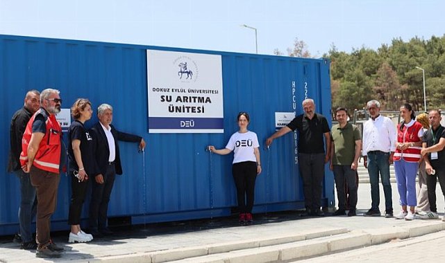 Dokuz Eylül'den afet bölgesine 7. su ünitesi