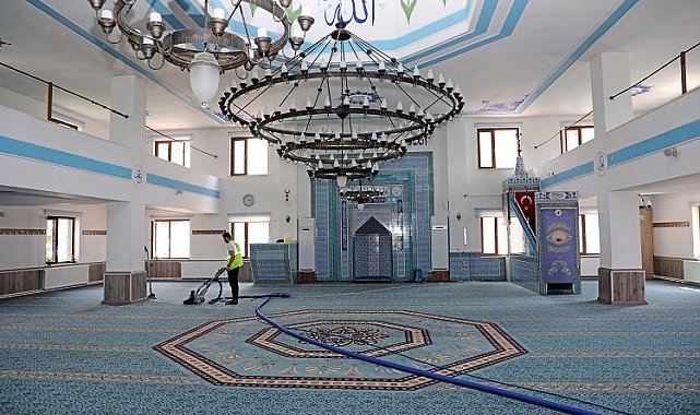 Kayseri Talas'ta camilerde hijyen atağı