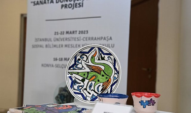 Konya Selçuklu'da sanata dönüşen motifler görücüye çıktı