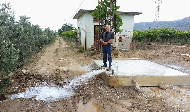 Manisa Alaşehir'de saniyede 25 litre verimli su