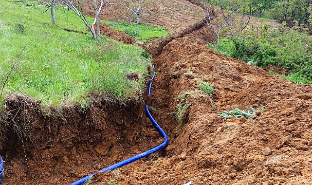 Manisa Salihli'de içme suyu hattına yenileme