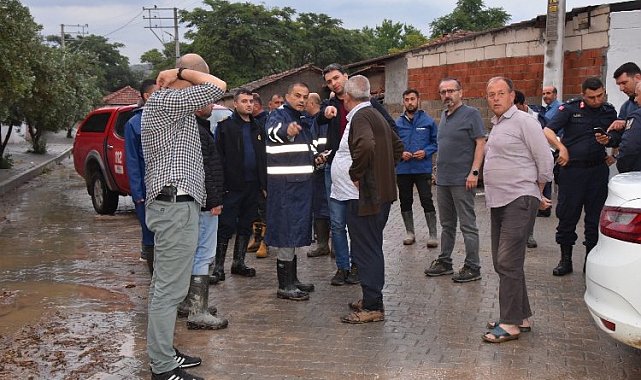 Manisa Saruhanlı'da MASKİ seferberliğini sürdürüyor