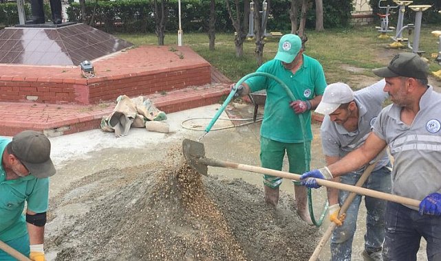 Milas'ta üstyapı çalışmalarına devam