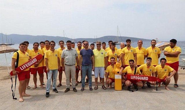 Bodrum Belediyesi'nden cankurtaran eğitimi
