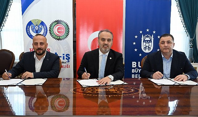 Bursa Büyükşehir'de toplu sözleşme sevinci