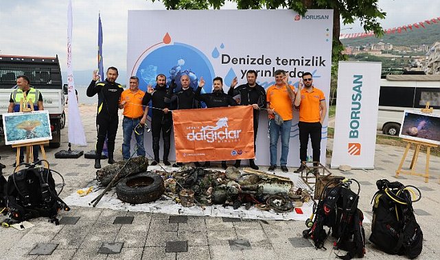 Bursa Gemlik'te 'Temiz Deniz' farkındalığı