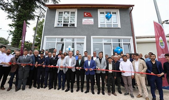 Bursa İnegöl'de Yiğitköy Mahalle Konağı hizmete girdi
