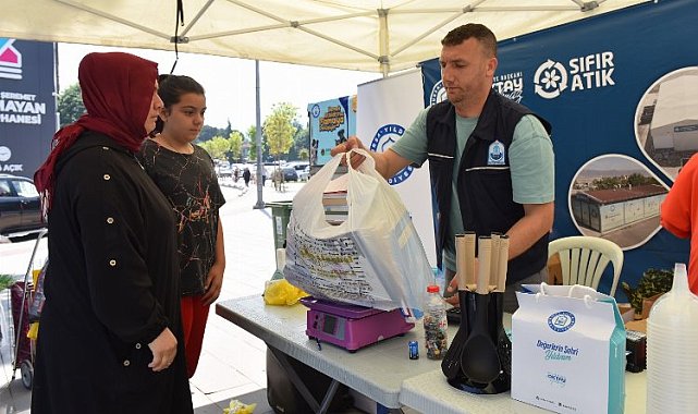 Bursa Yıldırım'da 'atık toplama' ilgisi