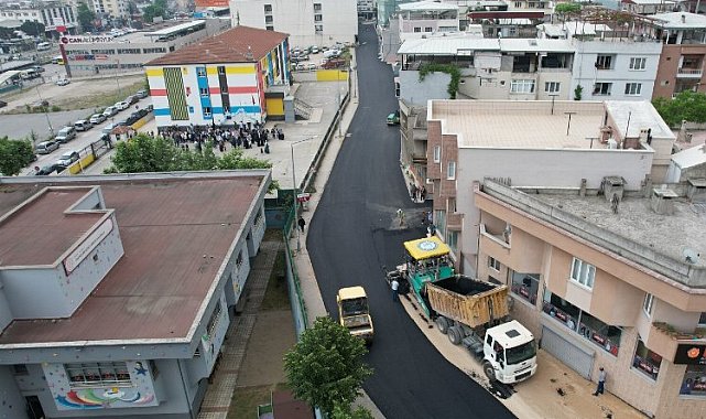 Bursa Yıldırım'ın yollarında sağlıklaştırma sürüyor