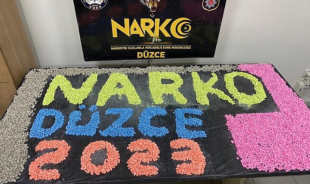 Düzce'de 34 bin 589 uyuşturucu hap ile yakalandı