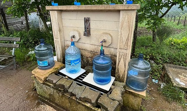 Kandıra Teksen'in suyu ile ünlü çeşmesi yenilendi